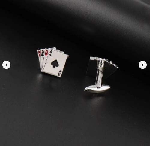 Playing Cards Cuff links