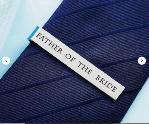 Father of the Bride Tie Clip