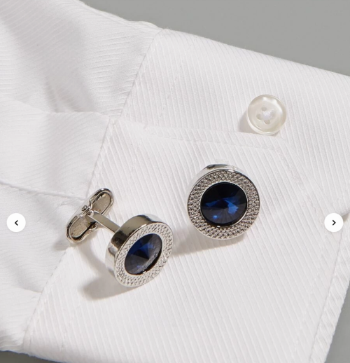 Men Blue Cuff links