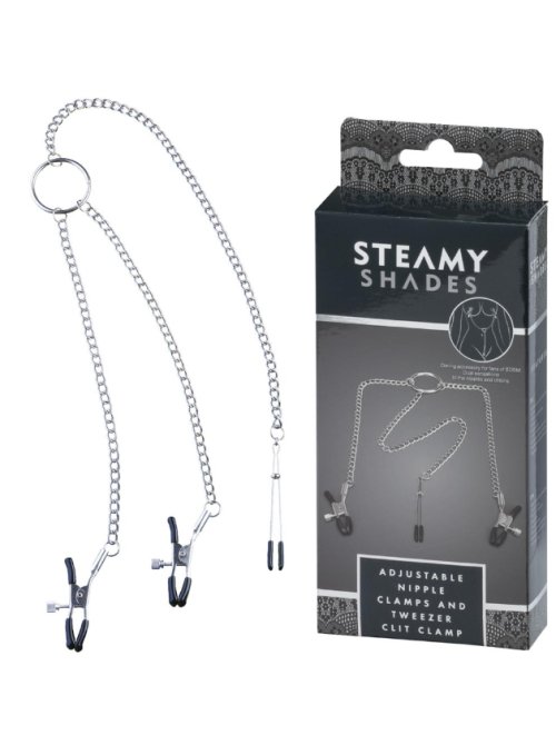 Steamy Shades Adjustable Nipple Clamps Clit